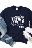 S / Navy Blue